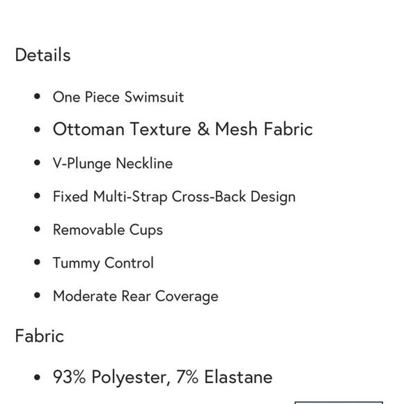 La Blanca Fluid Lines Multi-Strap Cross-Back One Piece w/Mesh Detail -Indigo NWT - Picture 8 of 8